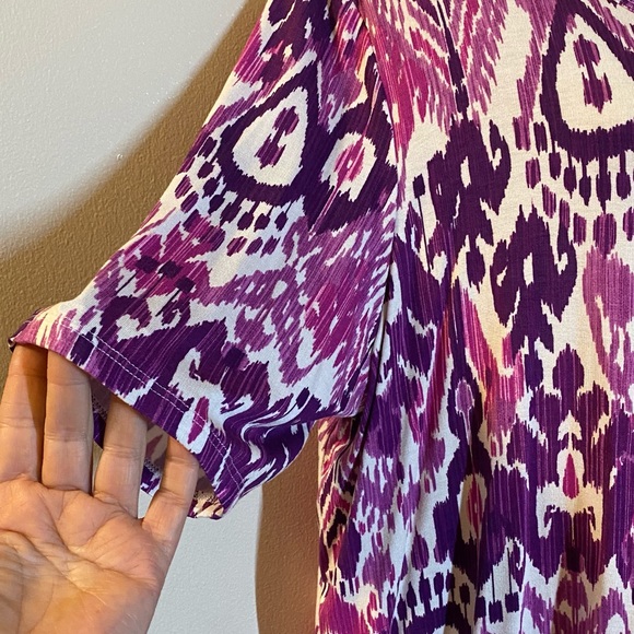 Chico’s Asymmetric Tunic Pinks - Picture 3 of 7